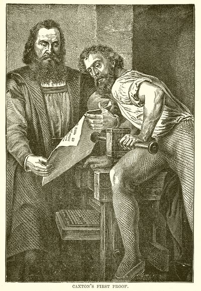 La primera prueba de Caxton de English School