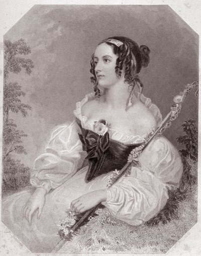 Celie hija de Frederic (Como gustéis) Celia (Como gustéis) en - “Galería de Mujeres de Shakespeare, colección de cuarenta y cinco retratos serios de artistas tempranos de Londres, enriquecidos con notas críticas y literarias” circa 1838 - de “Galería de de English School