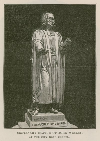 Estatua del centenario de John Wesley de English School
