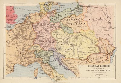 Europa Central en el apogeo del poder de Napoleón de English School