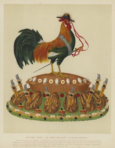 Plato central - le coq gallant (a su servicio) de English School