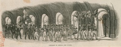 Ceremonia de apertura del túnel de English School