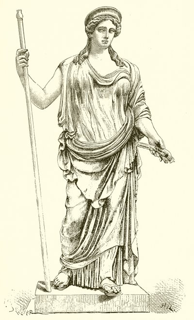 Ceres encontrada en Ostia en 1856 (Museo del Vaticano) de English School