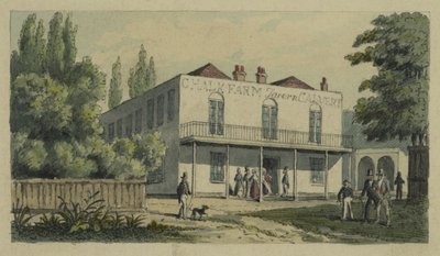 Chalk Farm, St Pancras, c.1850 de English School