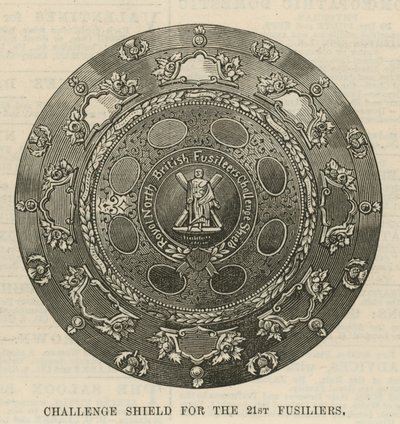 Escudo de Desafío para los 21º Fusileros de English School