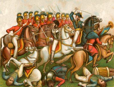 Carga de los Guardias, Waterloo de English School