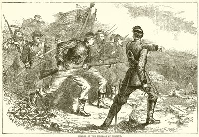 Carga de los federales en Corinto de English School