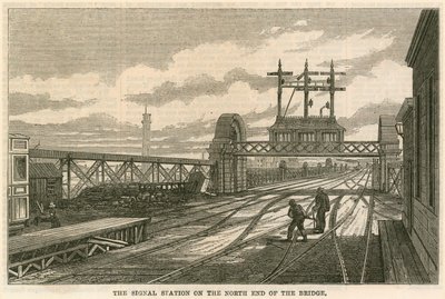 Estación de Charing Cross, Londres: La Estación de Señales en el extremo norte del puente de English School