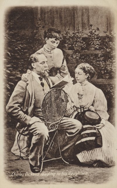 Charles Dickens (1812-1870), novelista inglés de English School