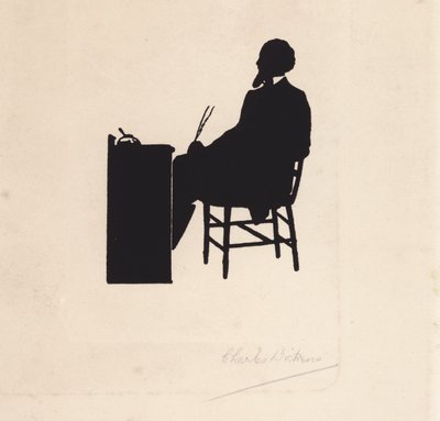 Charles Dickens, novelista inglés (litografía) de English School