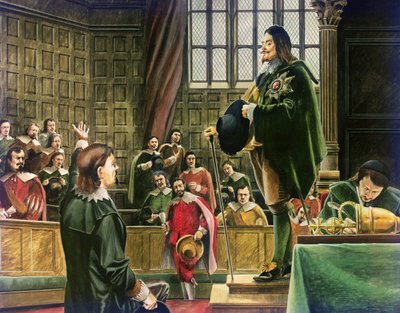 Carlos I en la Cámara de los Comunes de English School