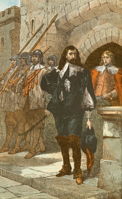 Carlos I camino a su ejecución de English School