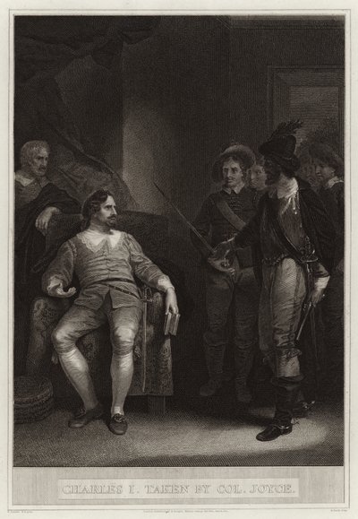 Carlos I capturado por el coronel Joyce de English School