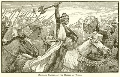 Carlos Martel en la batalla de Tours de English School