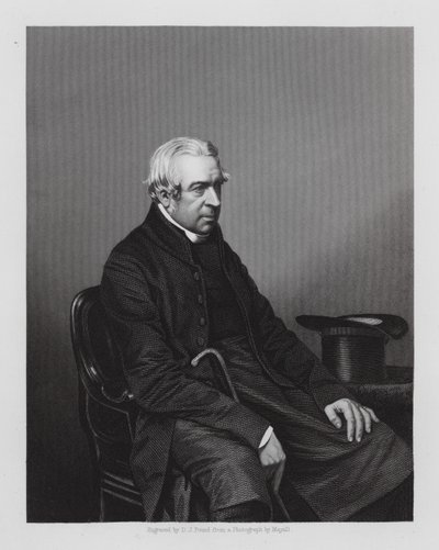 Charles Richard Sumner, clérigo inglés (grabado) de English School