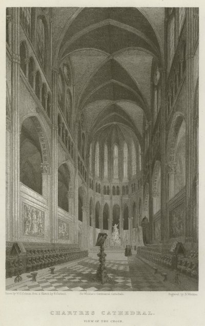 Catedral de Chartres, Vista del Coro de English School
