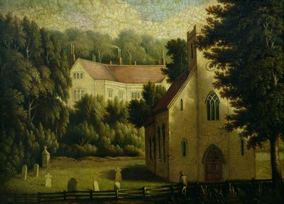 Casa y Iglesia de Chawton, 1809 de English School