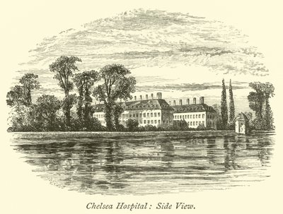 Hospital de Chelsea, Vista Lateral de English School