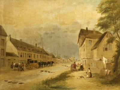Calle Principal de Cheltenham, 1740 de English School
