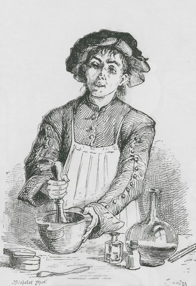 Químico (grabado) de English School