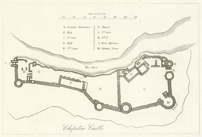 Castillo de Chepstow de English School