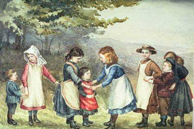 Juegos infantiles, c.1880 de English School