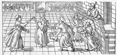 Juegos infantiles: el sonajero, el molino, el caballito de madera y el soplado de burbujas de English School