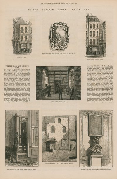 La casa bancaria de Childs en Temple Bar de English School