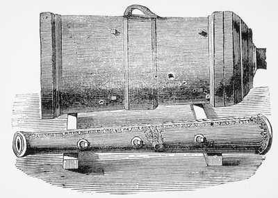 Mortero monstruo chino, 1845 de English School