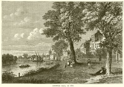 Chiswick Mall, en 1820 de English School