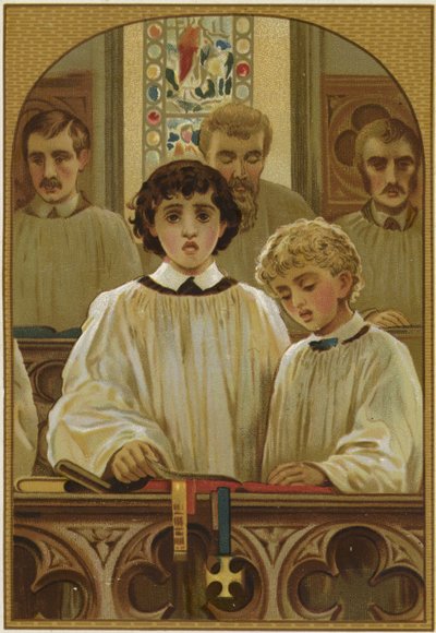 Niños del coro de English School
