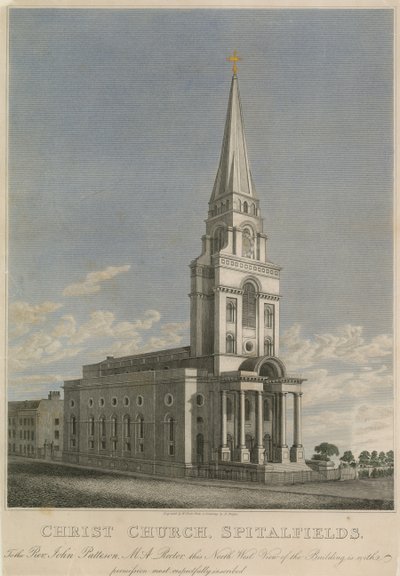 Iglesia de Cristo, Spitalfields, Londres de English School