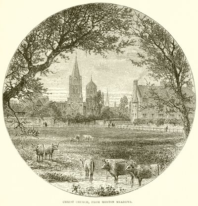 Iglesia de Cristo, desde Merton Meadows de English School