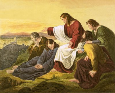 Cristo profetizando sobre Jerusalén de English School
