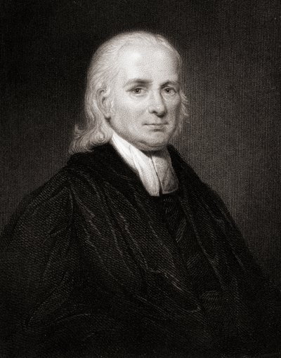 Christian Friedrich Schwartz (1726-96) de Gallery of Portraits, publicado en 1833 de English School