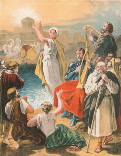 Cristiana cruzando el río de English School
