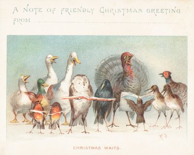 Esperas Navideñas, Tarjeta de Navidad de English School