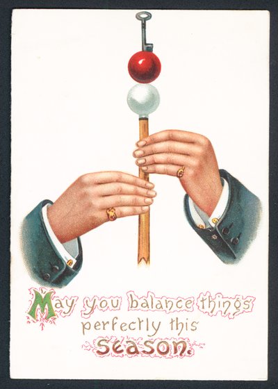 Tarjeta de Navidad - Que equilibres las cosas perfectamente esta temporada de English School