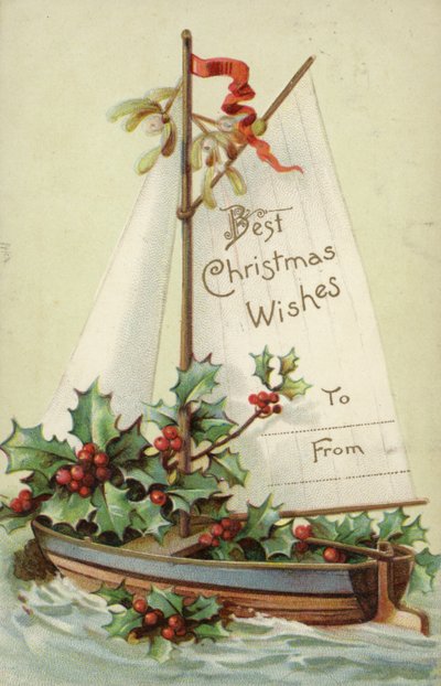 Etiqueta de regalo de Navidad de English School