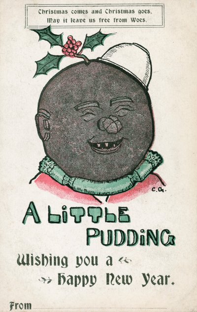 Pudín de Navidad (lito de color) de English School