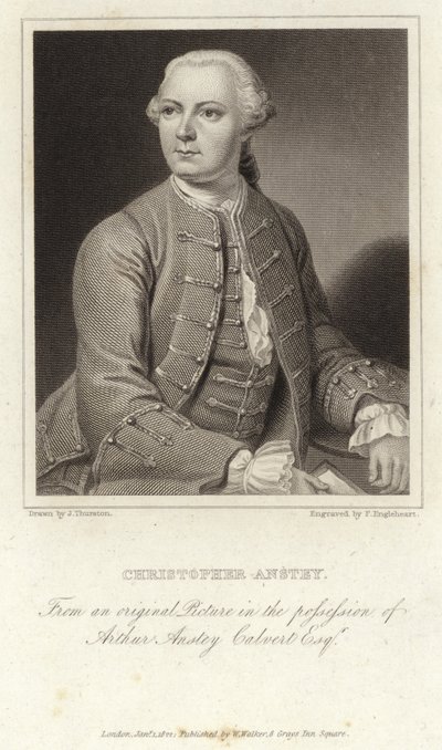 Christopher Anstey - Escritor y poeta inglés (1724 - 1805) de English School
