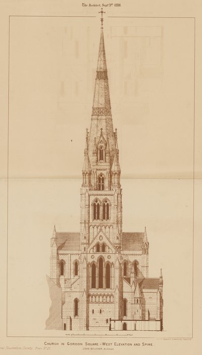 Iglesia en Gordon Square, Holborn de English School