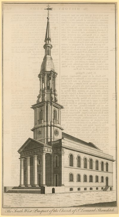 Iglesia de St Leonard, Shoreditch de English School