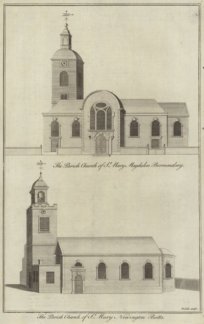 Iglesia de Santa María Magdalena, Bermondsey e Iglesia de Santa María, Newington Butts de English School