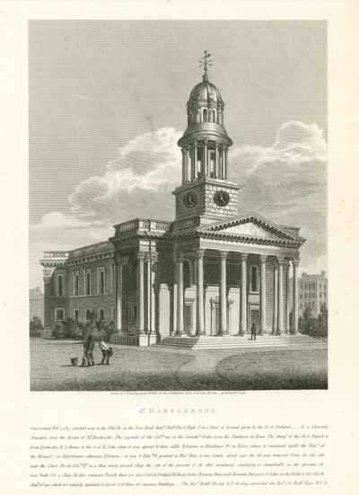 Iglesia de St Marylebone, Londres de English School