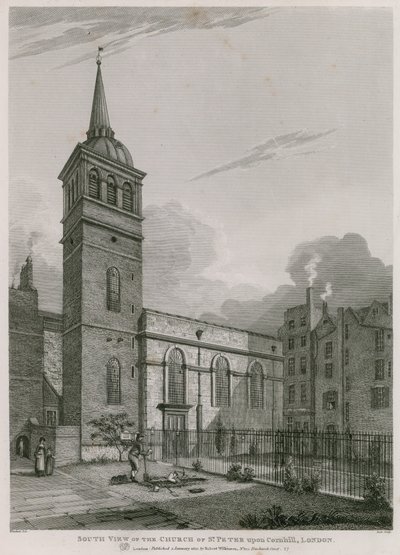 Iglesia de San Pedro en Cornhill, Londres de English School