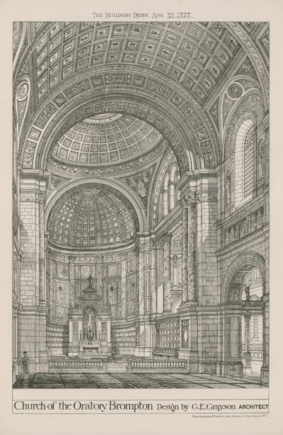 Iglesia del Oratorio en Brompton de English School