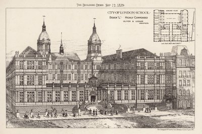 Escuela de la Ciudad de Londres; diseño altamente elogiado de English School