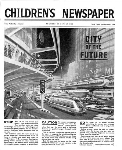 Ciudad del futuro, portada de 