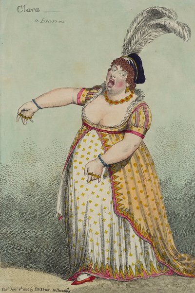 Clara: Una Bravura, 1802 de English School